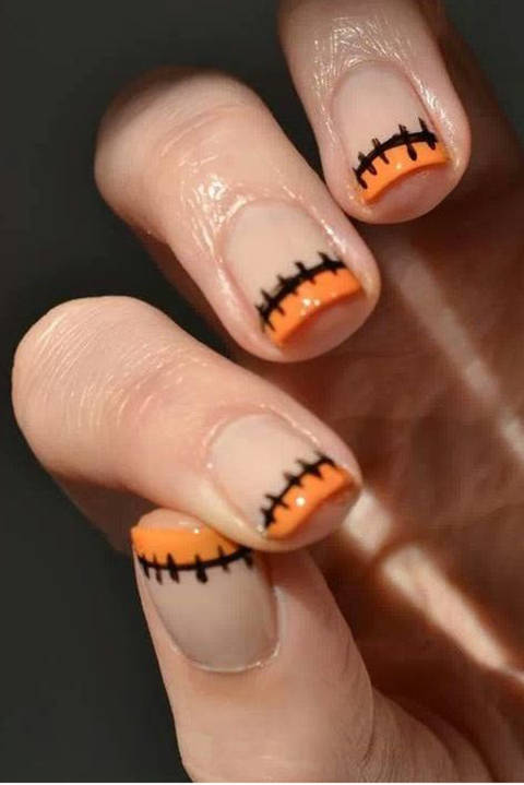 image of Halloween nails