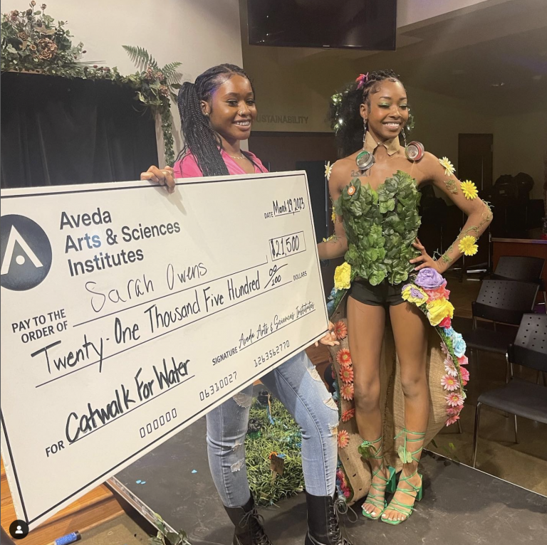 Fashion Meets Sustainability Catwalk For Water Winners 2023 Aveda Arts And Sciences Institutes