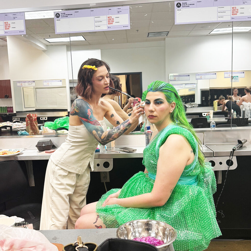 Aveda Arts Atlanta Beauty School Student Makeup Model