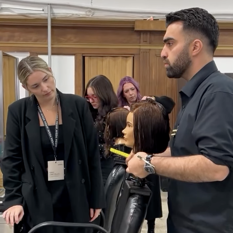 Hands-On Cutting Education for Beauty School Students