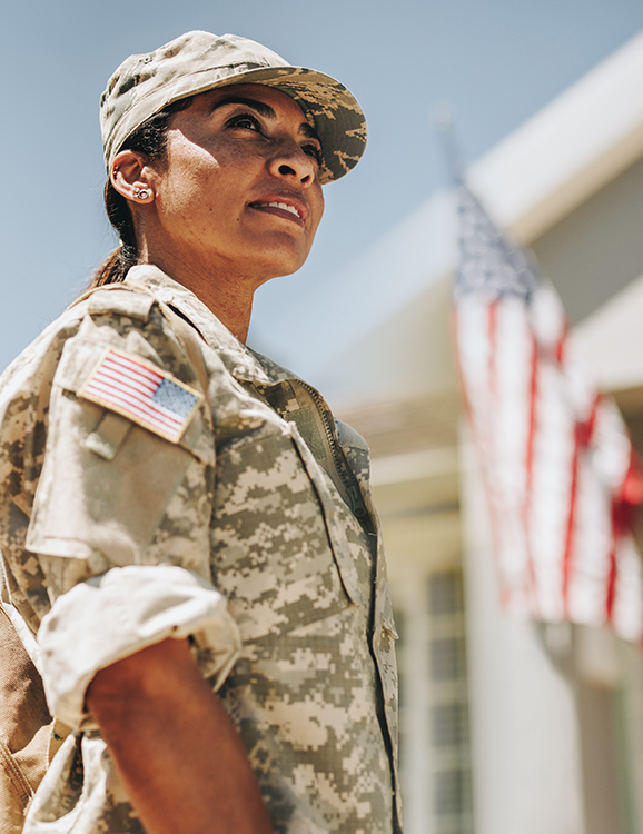 Veteran exploring VA education benefits for beauty school