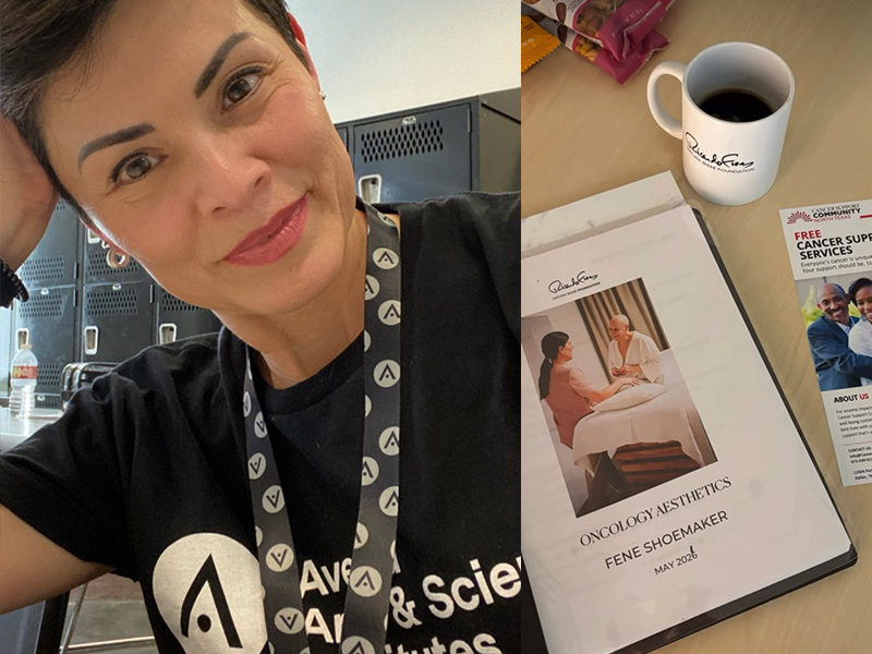 Sherynne “Fene” Shoemaker, Esthiology Educator at Aveda Arts Houston, inspiring future skincare professionals through hands-on beauty education.